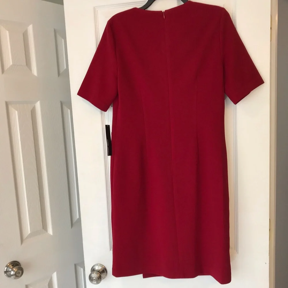👗🆕Maggy London Red Sheath Dress, Size 10👗